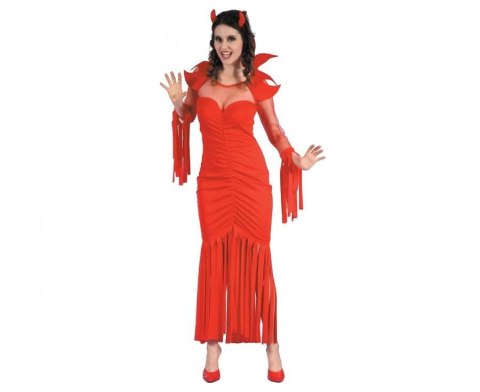 Kostium Zestaw dla dorosłych Czerwona Diablica (sukienka, opaska), rozm. M Godan (SL-DIBM)