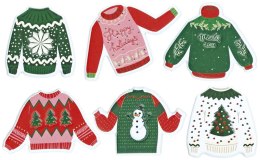 Naklejka (nalepka) Craft-Fun Series świąteczne sweterki Titanum (25CY0424-5)