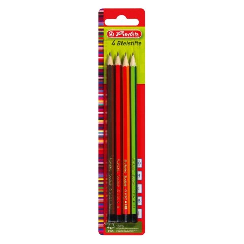 Ołówek 4 szt 8670051 Herlitz (300010418) Ołówek 4 szt 8670051 Herlitz (300010418)