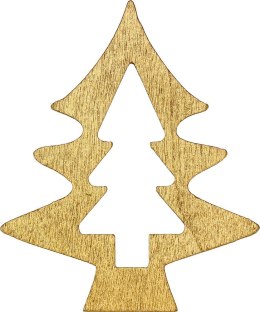 Ozdoba drewniana Craft-Fun Series Złote choinki Titanum (BJ25042701)