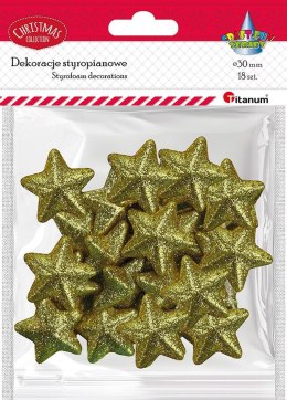 Ozdoba styropianowa Craft-Fun Series gwiazdki Titanum (23YX0326-2(GOLD))