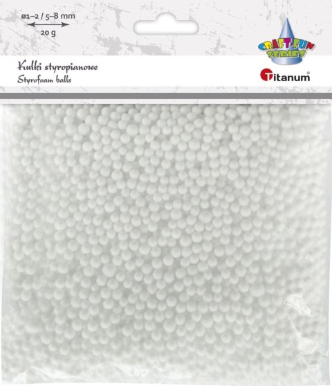 Ozdoba styropianowa Craft-Fun Series kulki styropianowe Titanum