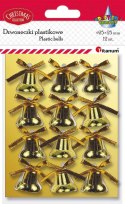 Ozdoba świąteczna Craft-Fun Series dzwoneczki plastikowe Titanum (DIY-XM(506)) Ozdoba świąteczna Craft-Fun Series dzwoneczki plastikowe Titanum (DIY-XM(506))