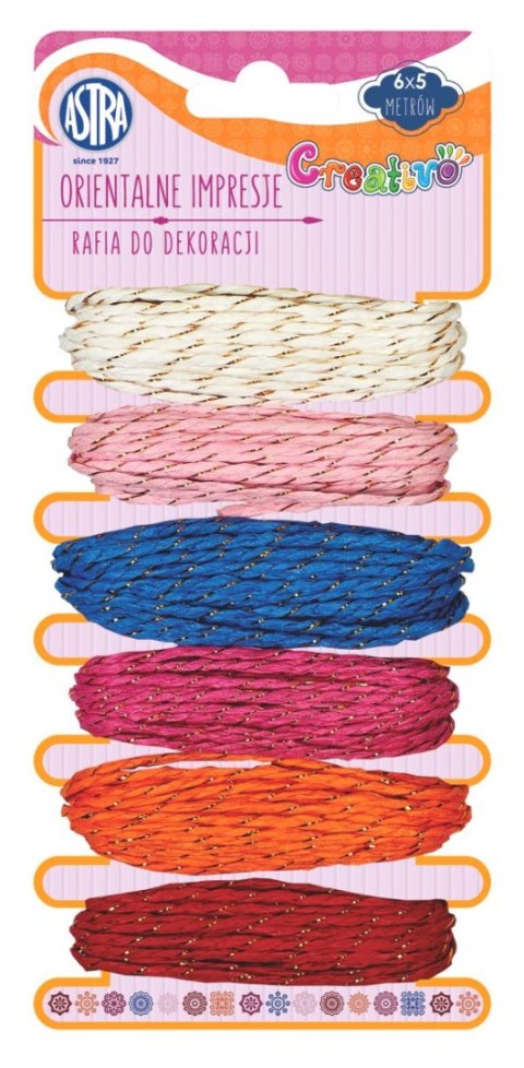 Rafia 6x5m orientalne inspiracje mix 5m Astra Creativo (5901137111209)