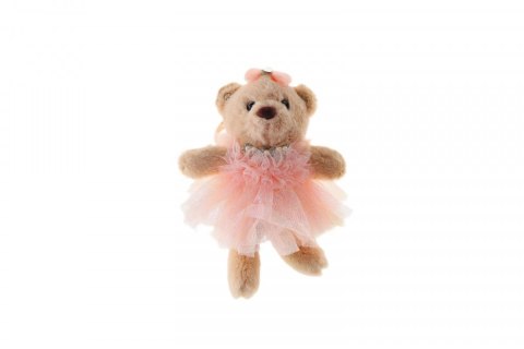 Brelok miś w sukience cyrkonie mix (TT6620)