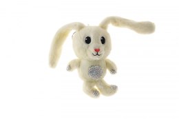 Brelok zajączek cyrkonie mix (TT9605)