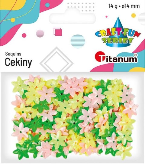 Cekiny Craft-Fun Series kwiatki mix 14g Titanum (CK053) Cekiny Craft-Fun Series kwiatki mix 14g Titanum (CK053)