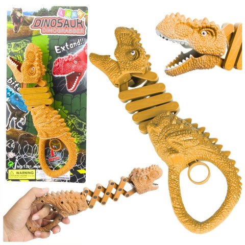 Gadżet Gryzący Dinozaur Chwytak Pistolet Brązowy Lean (23462) Gadżet Gryzący Dinozaur Chwytak Pistolet Brązowy Lean (23462)