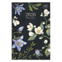Kalendarz książkowy (terminarz) miękka oprawa FLOWERS A6 Interdruk (64 stony)
