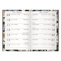 Kalendarz książkowy (terminarz) miękka oprawa FLOWERS A6 Interdruk (64 stony)