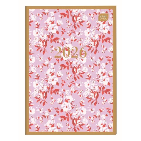 Kalendarz książkowy (terminarz) miękka oprawa HYBRYDA A5 Interdruk (64 stony)