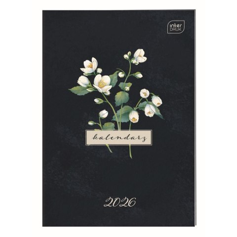 Kalendarz książkowy (terminarz) miękka oprawa HYBRYDA A5 Interdruk (64 stony)