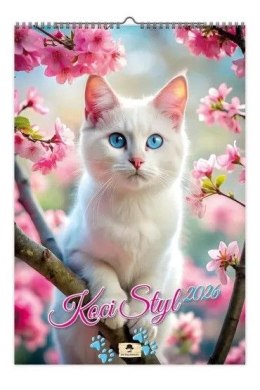 Kalendarz ścienny Koci Styl 470mm x 320mm Pan Kalendarzyk (A3 V.5)