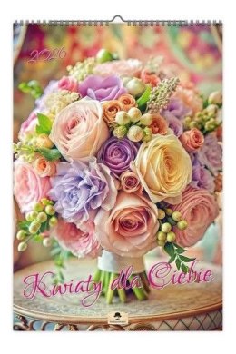 Kalendarz ścienny Kwiaty dla Ciebie 320mm x 470mm Pan Kalendarzyk (A3 V.3)