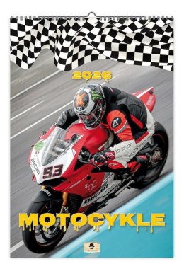 Kalendarz ścienny MOTOCYKLE 320mm x 470mm Pan Kalendarzyk (A3 VD.21)