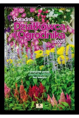 Kalendarz ścienny Poradnik działkowca i ogrodnika 320mm x 470mm Pan Kalendarzyk (A3 VD.16)
