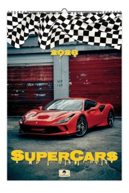 Kalendarz ścienny SUPER CARS 320mm x 470mm Pan Kalendarzyk (A3 VD.17)