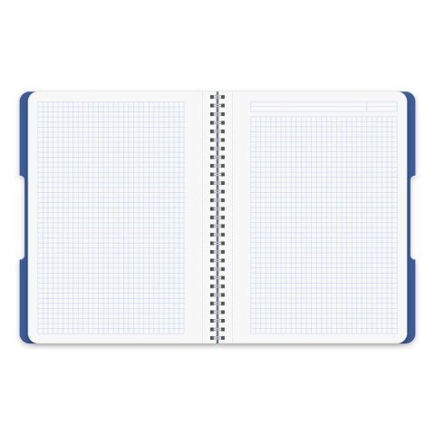 Kołozeszyt (kołonotatnik) granatowy B5 80k. 70g kratka Herlitz (400198761)
