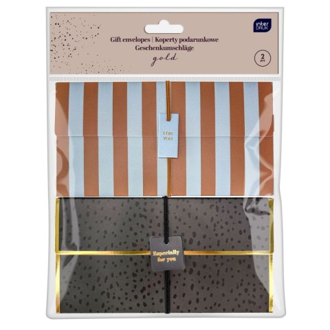 Koperta specjalnego przeznaczenia GOLD DŁUGIE Z GUMKĄ Interdruk (2 SZT)