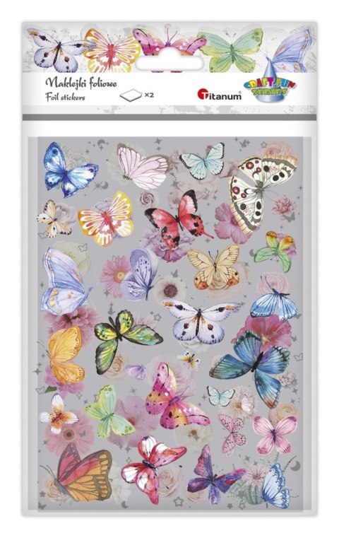 Naklejka (nalepka) Craft-Fun Series Naklejki foliowe 2 plansze Titanum (25YZ004)
