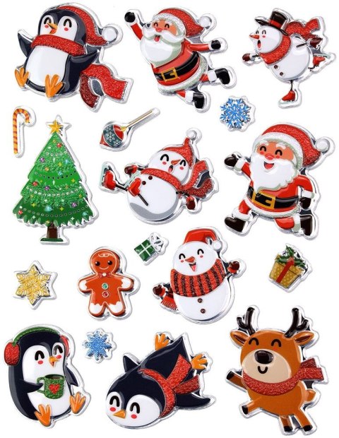 Naklejka (nalepka) Craft-Fun Series wypukłe XMAS Titanum (24ESD050-4)