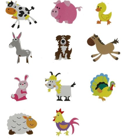 Naklejka (nalepka) Craft-Fun Series zwięrzeta gospodarskie Titanum (EA372)