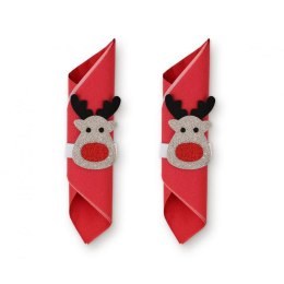 Ozdoba świąteczna na serwetki Renifer 2 szt. Godan (NW-OZSR)