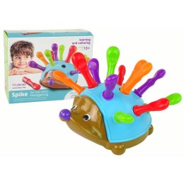 Układanka Jeżyk Niebieski Kolorowe Kolce Lean (15997)