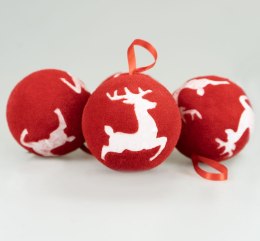 Bombki Zestaw bombek welurowych (4 szt.) Arpex (BN6101)