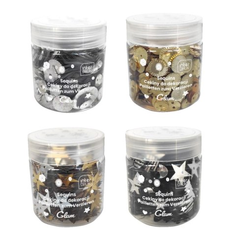 Cekiny GLAM 30G mix 30g Interdruk