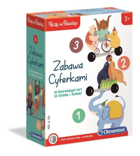 Gra edukacyjna Zabawa z cyferkami Clementoni (50090) Gra edukacyjna Zabawa z cyferkami Clementoni (50090)