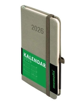 Kalendarz książkowy (terminarz) 2026 OLIWKOWYTDW A6 Antra