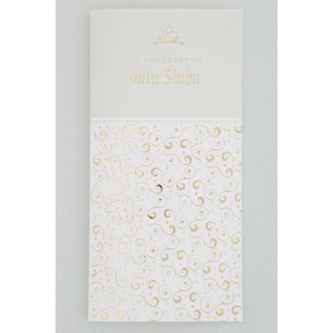 Kartka składana ślub dl DL Pol-mak (DLUX_SL_464)