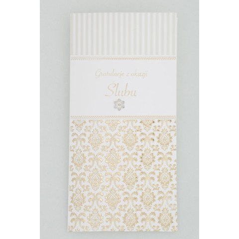 Kartka składana ślub dl DL Pol-mak (DLUX_SL_464)
