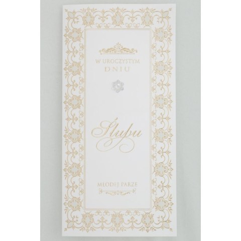 Kartka składana ślub dl DL Pol-mak (DLUX_SL_464)