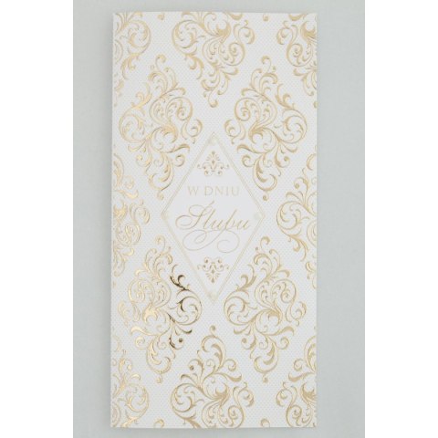 Kartka składana ślub dl DL Pol-mak (DLUX_SL_464)