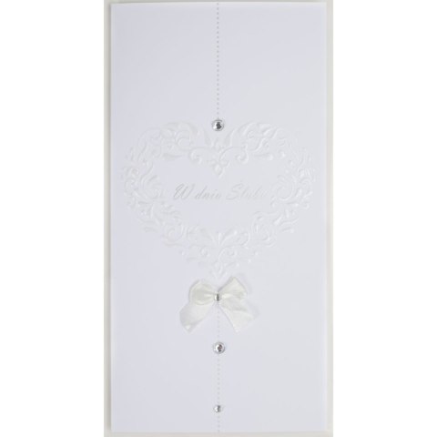 Kartka składana ślub dl DL Pol-mak (DLUX_SL_464)