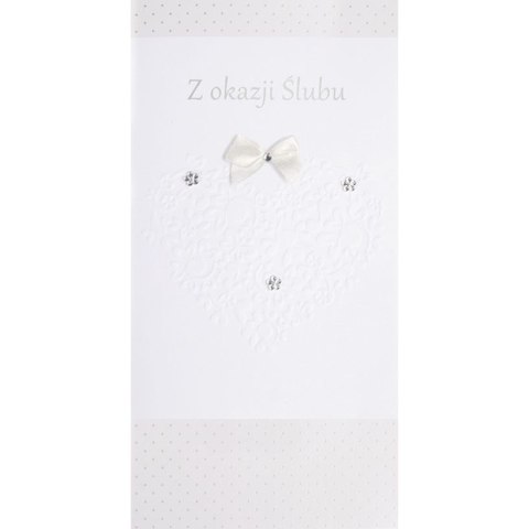 Kartka składana ślub dl DL Pol-mak (DLUX_SL_464)