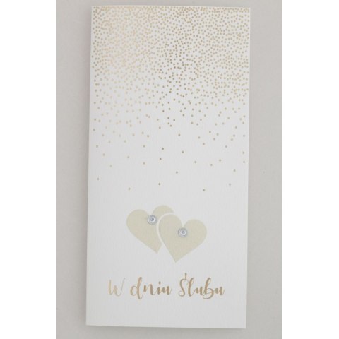 Kartka składana ślub dl DL Pol-mak (DLUX_SL_464)