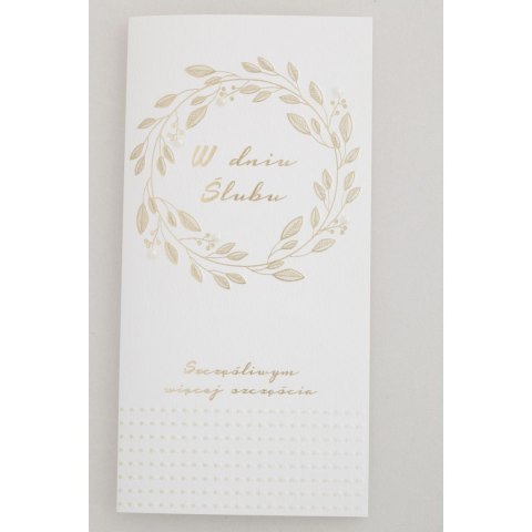 Kartka składana ślub dl DL Pol-mak (DLUX_SL_464)