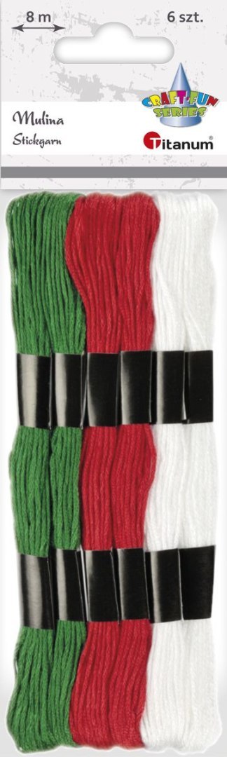 Mulina Craft-Fun Series XMAS 6 szt. 3 kol. Titanum
