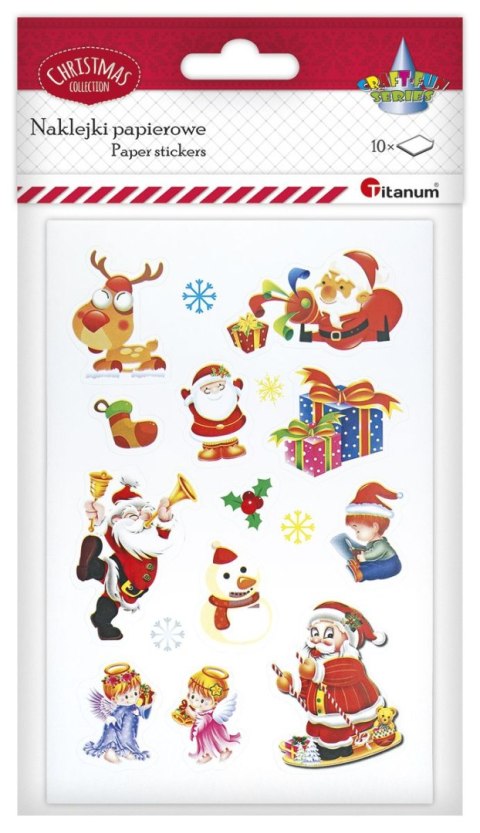 Naklejka (nalepka) Craft-Fun Series 10 plansz Boże Narodzenie Titanum (25XQ0521-1)
