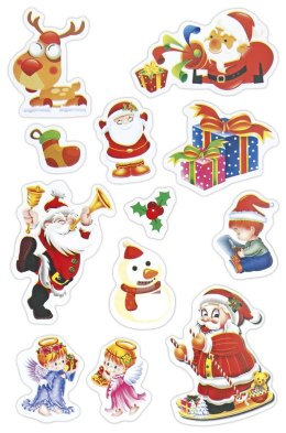 Naklejka (nalepka) Craft-Fun Series 10 plansz Boże Narodzenie Titanum (25XQ0521-1)