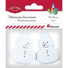 Ozdoba drewniana Craft-Fun Series bałwanki Titanum (MTCR-WDC823)
