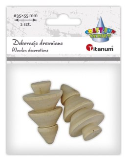 Ozdoba drewniana Craft-Fun Series choinki Titanum (25BJ033140)