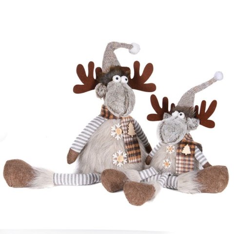 Ozdoba świąteczna renifer siedzący LED 57x16x10 Home And Garden (5901)