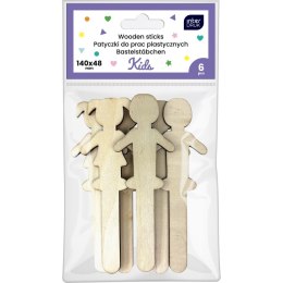 Patyczki KIDS do prac plastycznych Interdruk (6 szt zest)
