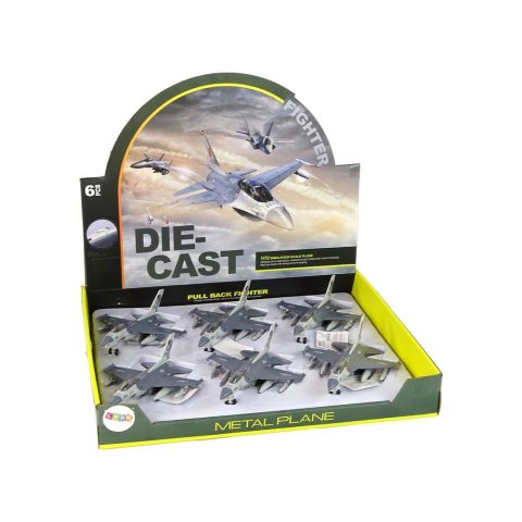 Samolot Napęd Frykcyjny Światła Dźwięki 1:72 Granatowy Lean (15407)