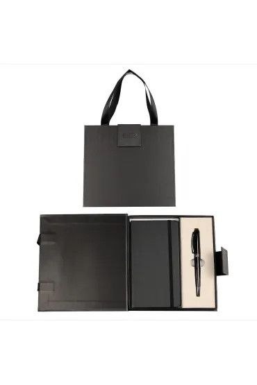 Zestaw piśmienniczy PREMIUM SYMPHONY CZARNY DŁUG.+NOTES W ETUI PREMIUM Cresco (850012-02) Zestaw piśmienniczy PREMIUM SYMPHONY CZARNY DŁUG.+NOTES W ETUI PREMIUM Cresco (850012-02)