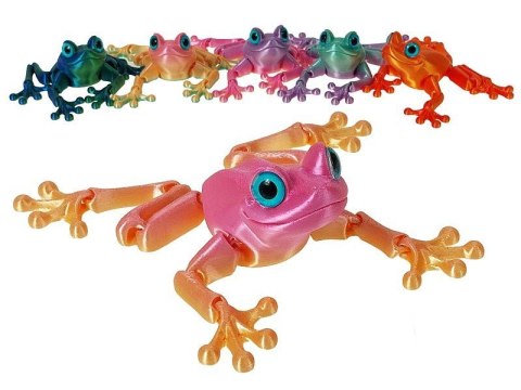 Figurka żaba 3D 14cm mix kolorów Adar (621510)